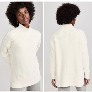 BAREFOOT DREAMS | Cream CozyChic High Low Pullover XS